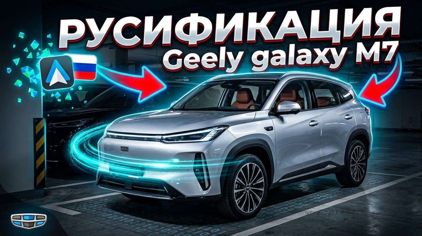 Русификация Geely Galaxy M7